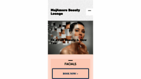 What Mojamorebeautylounge.com website looked like in 2018 (6 years ago)