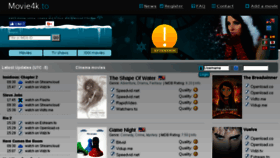 What Movie4k.me website looked like in 2018 (7 years ago)