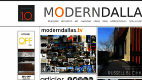 What Moderndallas.net website looked like in 2018 (6 years ago)