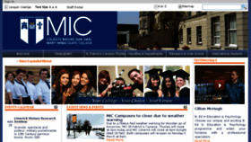 What Mic.ie website looked like in 2018 (6 years ago)