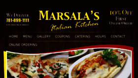 What Marsalaskitchen.com website looked like in 2018 (6 years ago)