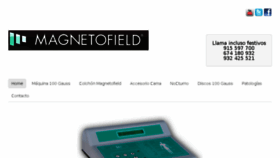 What Magnetofield-terapeutica.com website looked like in 2018 (6 years ago)