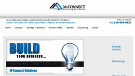 What Mconnectsolutions.com website looked like in 2018 (6 years ago)