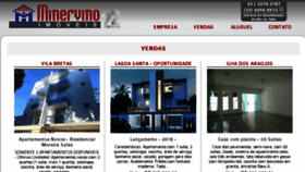 What Minervino.com.br website looked like in 2018 (6 years ago)