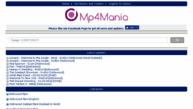 What Mp4mania.co website looked like in 2018 (6 years ago)