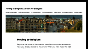What Moving-tobelgium.be website looked like in 2018 (6 years ago)