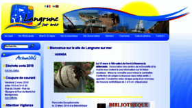 What Mairie-langrune-sur-mer.fr website looked like in 2018 (6 years ago)