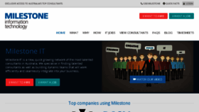 What Mstone.com.au website looked like in 2018 (6 years ago)