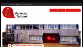 What Marketingtechniek.nl website looked like in 2018 (6 years ago)