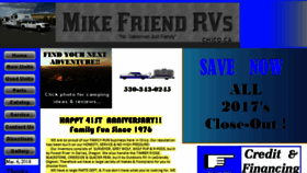 What Mikefriendrvs.com website looked like in 2018 (6 years ago)