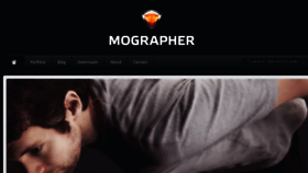 What Mographer.com website looked like in 2018 (6 years ago)