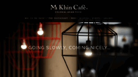 What Makhincafe.com website looked like in 2018 (6 years ago)