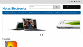 What Moteselectronics.com website looked like in 2018 (6 years ago)