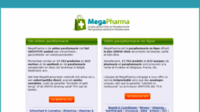 What Megapharma.be website looked like in 2018 (6 years ago)