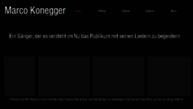 What Marco-konegger.com website looked like in 2018 (6 years ago)