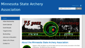 What Mnarchery.org website looked like in 2018 (6 years ago)