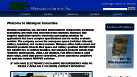 What Micropac.com website looked like in 2018 (6 years ago)