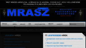 What Mrasz.hu website looked like in 2018 (6 years ago)
