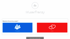 What Muserfrenzy.com website looked like in 2018 (6 years ago)