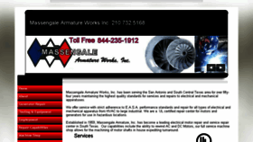 What Massengalearmatureworks.com website looked like in 2018 (6 years ago)