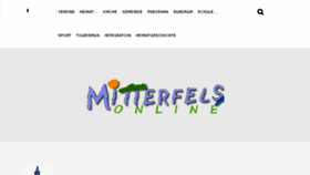 What Mitterfels-online.de website looked like in 2018 (6 years ago)