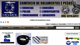 What Mdrolamentos.com.br website looked like in 2018 (6 years ago)