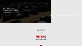 What Mittagautopartshouston.com website looked like in 2018 (6 years ago)