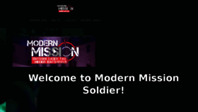 What Modernmission.com website looked like in 2018 (6 years ago)