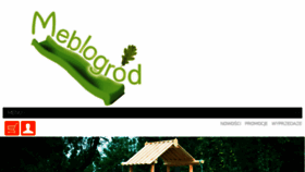 What Meblogrod.pl website looked like in 2018 (6 years ago)