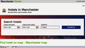 What Manchesters-hotels.com website looked like in 2018 (6 years ago)