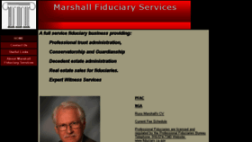 What Marshallfiduciary.com website looked like in 2018 (6 years ago)
