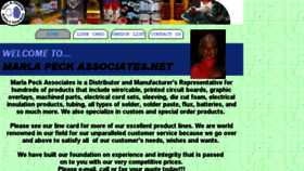 What Marlapeckassociates.net website looked like in 2018 (6 years ago)