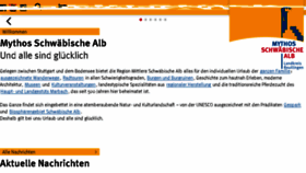 What Mythos-schwaebische-alb.de website looked like in 2018 (6 years ago)