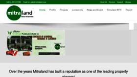 What Mitraland.com website looked like in 2018 (6 years ago)