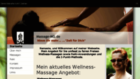 What Massage-mg.de website looked like in 2018 (6 years ago)