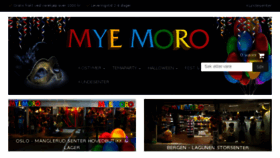 What Mye-moro.no website looked like in 2018 (6 years ago)