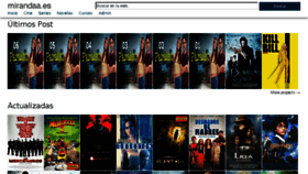 What Mirandaa.es website looked like in 2018 (7 years ago)