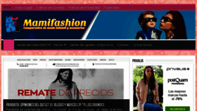 What Mamifashion.com website looked like in 2018 (6 years ago)