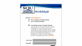 What Mail.squ.edu.om website looked like in 2018 (6 years ago)