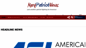 What Marypatriotnews.com website looked like in 2018 (6 years ago)