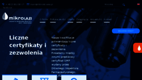 What Mikrolab.waw.pl website looked like in 2018 (6 years ago)
