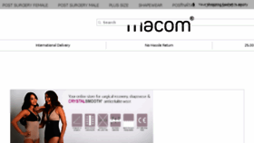 What Macom-medical.com website looked like in 2018 (6 years ago)
