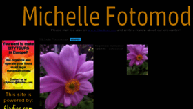 What Michellefotomodel.com website looked like in 2018 (6 years ago)