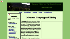 What Montanahikes.com website looked like in 2018 (6 years ago)