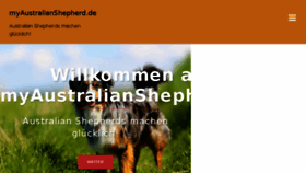 What Myaustralianshepherd.de website looked like in 2018 (6 years ago)