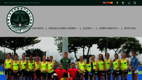 What Macauhoquei.com.br website looked like in 2018 (7 years ago)