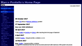 What Mark0.net website looked like in 2018 (6 years ago)