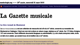What Musicologie.org website looked like in 2018 (6 years ago)