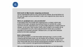What Mijndossier.das.nl website looked like in 2018 (6 years ago)