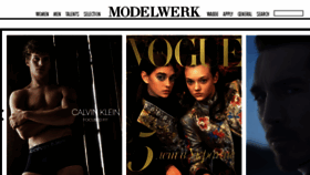 What Modelwerk.de website looked like in 2018 (6 years ago)